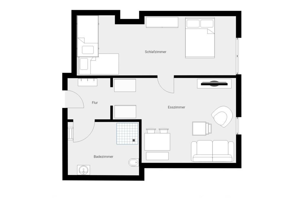 Grundriss Ferienwohnung 3