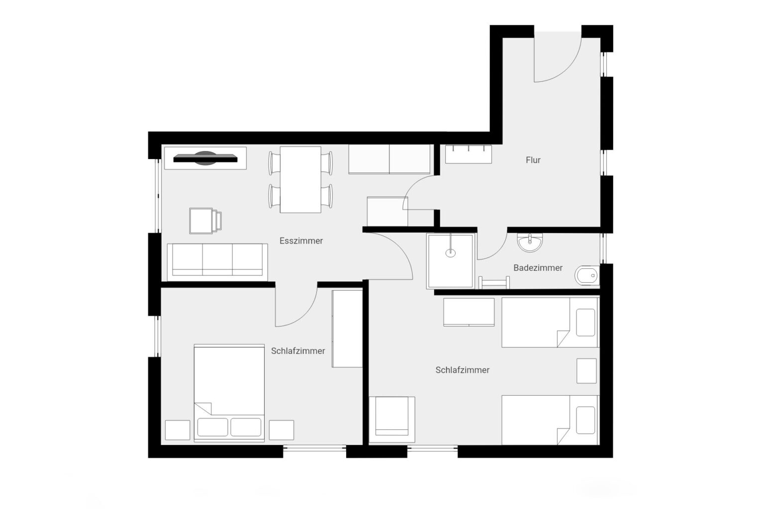 Grundriss Ferienwohnung 4