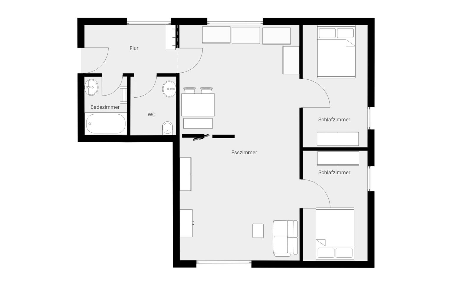 Grundriss Ferienwohnung 7